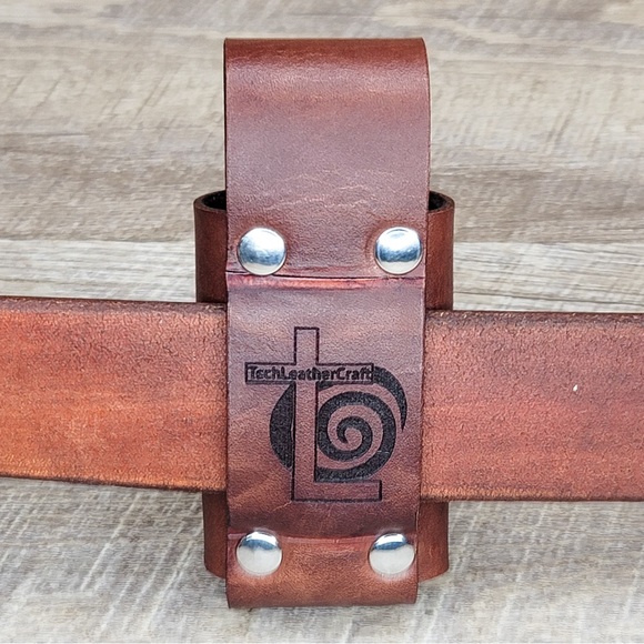 Leather Sheath Case Holster For Leatherman Free P2 P4 ARC Multitool BROWN - Picture 7 of 13